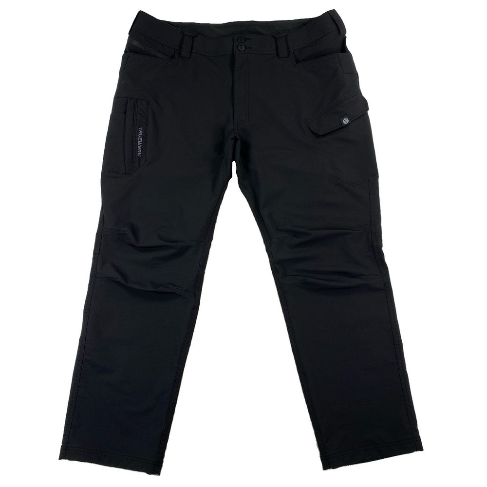 Truewerk T2 Werkpant Work Cargo Pants Men's 38x30 Black